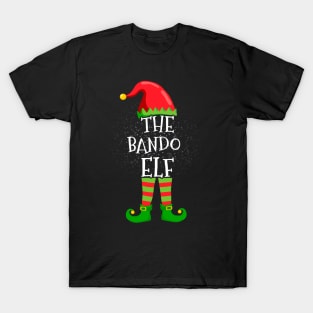 Bando Elf Family Matching Christmas Group Funny Gift T-Shirt